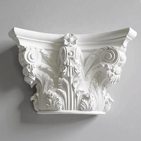 Colonnes architecturales en polyuréthane, matériaux de construction, moulures décoratives de colonnes romaines pour les designs de maisons