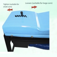 Vente directe d'usine Machine à égrener le maïs Égreneuse de maïs Petite machine ménagère Idéale pour la fabrication d'aliments pour animaux