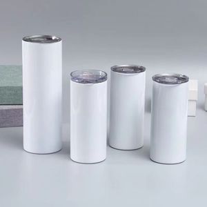 Borraccia Termica Ecologica Personalizzabile 20oz in Acciaio Inox, Isolamento Sottovuoto per Caldo e Freddo, Tumbler Bianco per Sublimazione - Product Image 6