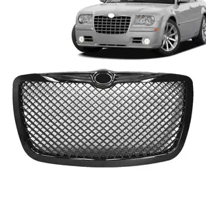 Fits Chrysler 300C 2005-2010 Front Grille Gloss Black