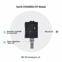 Modul OLED Mikro Seeya Portable EVF 0.4 Inci 1800nits 1440x1080 HD 1.5K untuk Kacamata AR VR Optik 3P SY040WDG01
