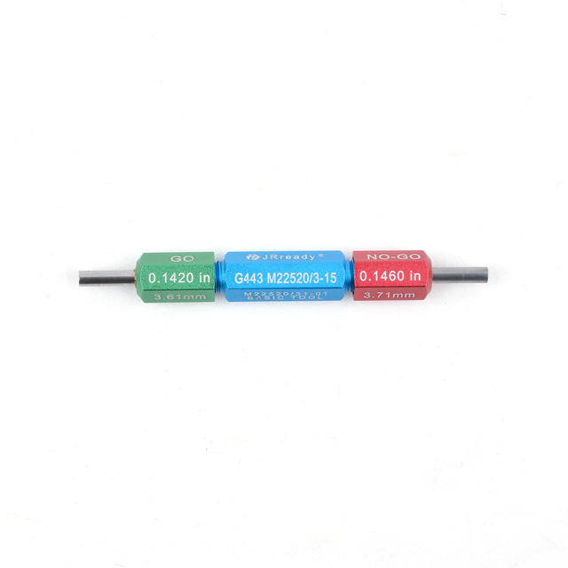 JRready G443 M22520/3-15 Go-NoGo Gauge for GS200-1 M22520/31-1 Crimp Tool