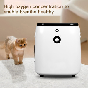 Concentrador de oxígeno portátil para mascotas 1L para cachorros recién nacidos Clínica <span class=keywords><strong>veterinaria</strong></span> - Product Image 2