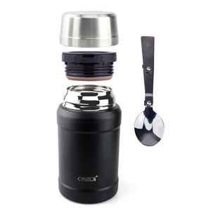 ชุดกระติกน้ำร้อนสแตนเลสสตีลสุญญากาศคุณภาพสูง 316 พร้อมช้อน - Product Image 5