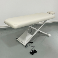 Table de massage japonaise haut de gamme pour spa capillaire avec trou pour le lavage des cheveux, lit de massage moderne en bois massif pour salon de beauté