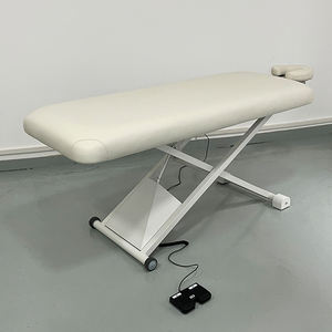 Table de massage japonaise haut de gamme avec trou pour le lavage des cheveux, table de massage moderne en bois massif pour salon de beauté - Product Image 3