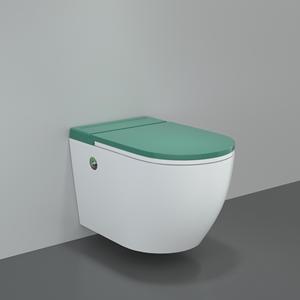 Inodoro <span class=keywords><strong>de</strong></span> cerámica personalizado, estilo occidental, suspendido en la pared, sin tanque - Product Image 3