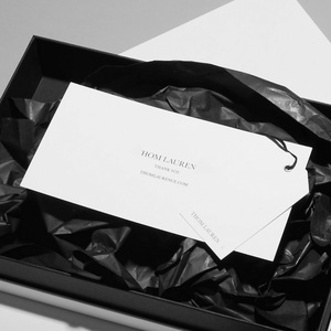 Tùy chỉnh sang trọng của phụ nữ thương hiệu may bao bì hộp các tông màu trắng sang trọng LADY Dresses quần áo trang phục bao bì hộp với logo - Product Image 5