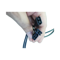 Câble adaptateur de type Y 1 à 4 XT60H-F 2P, boîtier en nylon plaqué or, connecteur d'alimentation de batterie mâle/femelle IP66 300V 20A/15A