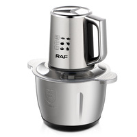 Robot culinaire 1000W, nouveau design, en acier inoxydable, machine à fufu, puissant, 3 L, hachoir électrique, hachoir à viande, 4 lames, cuisine
