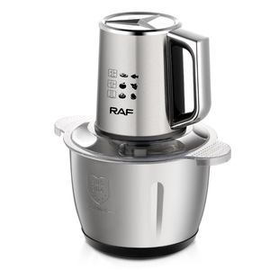 Procesador de Alimentos de Acero Inoxidable de 1000W, Nuevo Diseño, Máquina para Fufu, Potente Picadora Eléctrica de 3L, Molinillo de Carne con 4 Cuchillas para Cocina - Product Image 6