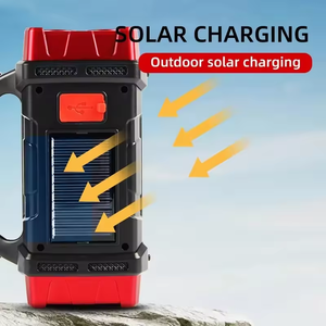 LED Solar Camping <strong>Light</strong> Bright Outdoor Portable Solar Rechargeable Flashlight Outdoor Work <strong>Light</strong> ABS Body COB <strong>Light</strong> - Product Image 4