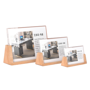 Base in Legno di Faggio di Alta Qualità per Trofei, Calendari, Foto, Supporto per Carte Collezionabili, Porta Menu in Legno - Product Image 4