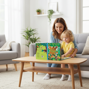 Pronto per l'Ordine: Set di 2 Temi Sonori della Foresta e del Paesaggio Rurale, Giocattolo Educativo per Bambini con Copertina Personalizzata in Cartone - Product Image 1