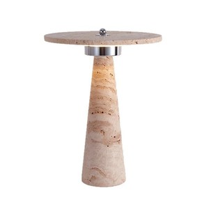 Travertine <b>Table</b> Lamp E27 LED Bedside Lighting Bedroom Study Nordic Style - Product Image 4