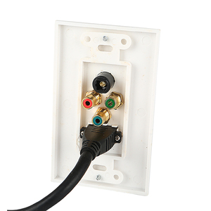 4K <strong>HDMI</strong> Face Plate With <strong>HDMI</strong> 2.0 Female to Female Pigtail <strong>HDMI</strong> Wall Plate - Product Image 4