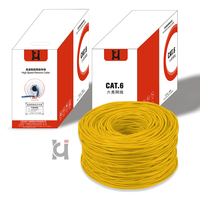 Cable de Red Flexible y Práctico, Resistente a Impactos, CAT6A, Par Trenzado, para Redes de Computadoras y Deportes Electrónicos
