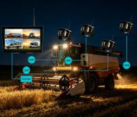 Système de caméra de recul sans fil 2,4 G pour véhicule commercial, écran IPS 10 pouces, vision nocturne IR 4 canaux, DVR pour bus, camping-car et motorhome