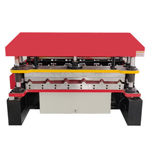 Automatic <b>Tile</b> Press Roll Forming Machine Single Layer Colored Steel Forming Equipment with Motor and Gear - Product Image 3