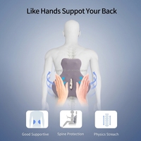 Coussin de chaise de bureau ergonomique en mousse à mémoire de forme écologique de qualité supérieure, soulagement des douleurs du coccyx, amovible et lavable pour les travailleurs assis longue durée