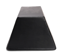 Banc de musculation pour fessiers en mousse haute densité et cuir PVC, 91x60x35.5cm, avec boîte de rangement souple pour la musculation