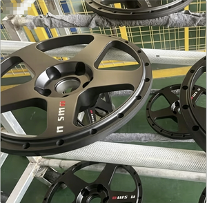Nouvelles jantes JUWA <span class=keywords><strong>Carbon</strong></span> 2 pièces, finition noire mate, à rayons concaves, 18-22 pouces, 5x120/114.3, 20 mm ET, pour Skyline BNR34 GTR 2002 - Product Image 4