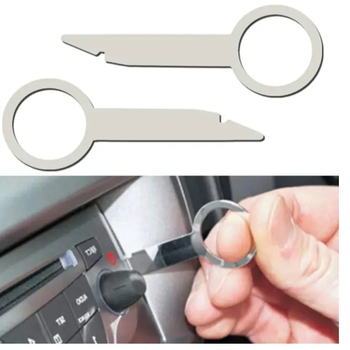 कार रेडियो निकालना उपकरण कुंजी, दीन रिलीज कुंजी ऑडी में बेकर रेडियो के साथ संगत, वोक्सवैगन (VW) सिर इकाई सीडी प्लेयर पिन