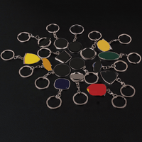 Porte-clés en métal en gros pour marques de voitures, porte-clés à logo émaillé variés, porte-clés modèle populaire pour voitures, porte-clés promotionnels et mousquetons