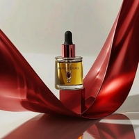 Flacon compte-gouttes vide en verre ambré dépoli de luxe avec bouchon en bambou pour sérum et huile essentielle, personnalisable, 30 ml, 50 ml, 100 ml, 4 oz