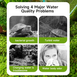 Biofiltración de cascada YEE, bajo nivel de agua para agua dulce, agua salada, tanque de peces, reptil, camarón, Rana, Tortuga, filtro de tanque - Product Image 2