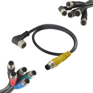 Uyee — câbles de connexion à câbles, connecteurs 3/4/5 broches, 12 broches, M12, connecteur x code vers j1969 <span class=keywords><strong>rj45</strong></span>, rs232, usb db9, <span class=keywords><strong>prise</strong></span> femelle et câble m12 - Product Image 2