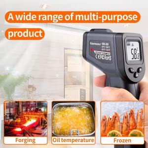 -50-550C Industrial Laser Digital <span class=keywords><strong>IR</strong></span> Infravermelho Temperatura Gun Termômetros Infravermelhos Termômetro Industrial Para A Indústria - Product Image 4