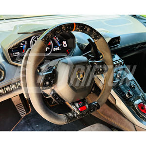 Replacement Carbon Fiber Steering <b>Wheel</b> Center <b>Trim</b> For Lamborghini Huracan LP580 LP610 EVO Performante Tecnica STO - Product Image 5