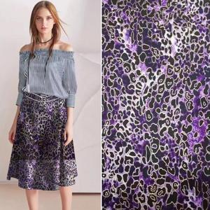 Tissu imprimé peau d'animaux personnalisée de haute qualité, en mousseline polyester, en daim, chita africaine, pour manteau - Product Image 1