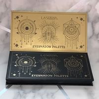 Boîte en carton vide cosmétique de haute qualité personnalisée magnétique avec miroir palette de maquillage fard à paupières boîte en papier