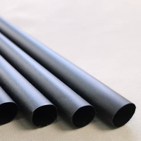 Lot de trois décorations de fête amusantes, cuillères longues de 2 mm, pailles individuelles compostables et originales pour boissons, pailles jetables en plastique