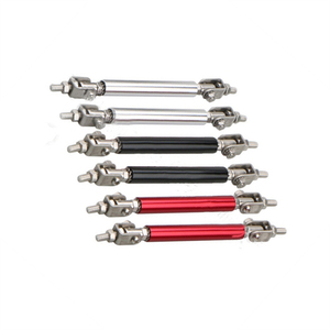 75mm 100mm 150mm 200mm Car Front Shovel Pull Rod Front Bumper <strong>Lip</strong> Splitter Brace Rod Stainless Steel Support <strong>Bar</strong> 2pcs/set - Product Image 1