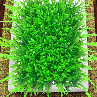Clôture d'herbe artificielle faite à la main pour l'intérieur/extérieur PP Design floral de buis vert pour la Garden Party Mariage Noël