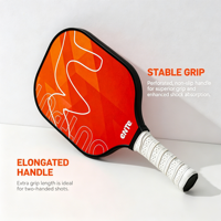 Raquette de pickleball en fibre de carbone et fibre de verre Modèle 001 - Fabrication OEM personnalisée transfrontalière par l'usine source du Jiangxi