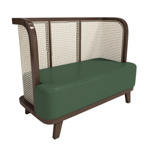 Bộ bàn ghế ăn, ghế sofa, ghế ngồi kết hợp phong cách hiện đại HUALIN, chất liệu gỗ nguyên khối, dùng cho nhà hàng, quán cà phê, khách sạn. - Product Image 5