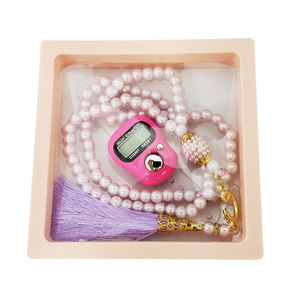 Новый религиозный жемчуг тревожные бусины цифровой палец счетчик значок измерительная коробка для молитвенных четок тасбих иский свадебный подарок Ид - Product Image 4