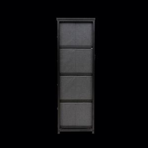 Modern Living Room Fabric <b>Cabinets</b> - Freestanding Durable Stainless Steel MDF Panel Pine - Product Image 4