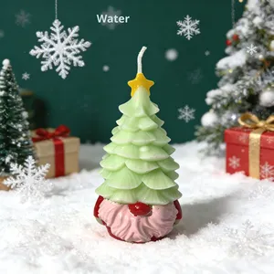 Nouvelle série de bougies parfumées personnalisées pour Noël, bougies de Noël, Père Noël, bonhomme de neige, sapin de Noël, bougies parfumées peintes - Product Image 3