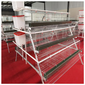Nouvelles cages à poules pondeuses automatiques de type H à trois niveaux, de haute qualité et <span class=keywords><strong>au</strong></span> juste prix, avec alimentation et abreuvement automatiques - Product Image 1