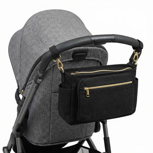 <span class=keywords><strong>Sac</strong></span> <span class=keywords><strong>à</strong></span> langer élégant et léger en nylon imperméable pour poussette, idéal pour les voyages et l'usage quotidien - Product Image 3