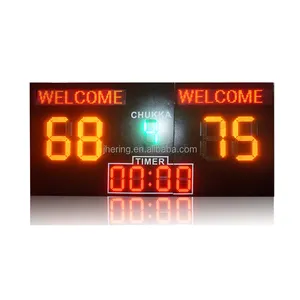 Jhering 6-Inch Portable Outdoor LED Cricket Scoreboard Electronic Sport Digital Time Countdown