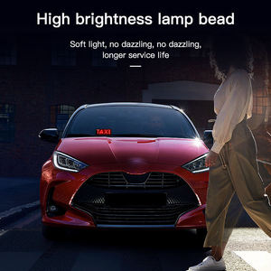 Lampe LED de signalisation <span class=keywords><strong>pour</strong></span> <span class=keywords><strong>taxi</strong></span>, alimentée par USB/allume-cigare, fixation par ventouse, haute luminosité, lampe décorative <span class=keywords><strong>pour</strong></span> chauffeur de <span class=keywords><strong>taxi</strong></span> - Product Image 5