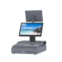Dual Screen Intel I5 Windows Cash Drawer POS System Capacitive Touchscreen Wi-Fi 6 Bluetooth5.2 for Small Business Cash Register
