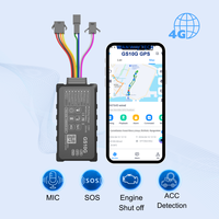 Rastreador GPS 4G Dispositivo de Seguimiento en Tiempo Real para Coche con Apagado Remoto de Motor y Detección ACC