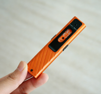 Mini lampe torche LED en aluminium rechargeable par USB Type-C, étanche, avec clip magnétique, lampe de poche d'urgence pour le camping et les activités de plein air, lumière d'avertissement